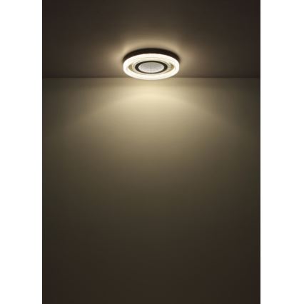 Globo - LED regulējams griestu gaismeklis LED/48W/230V 2700-6000K diam. 48 cm antracīts + tālvadības pults