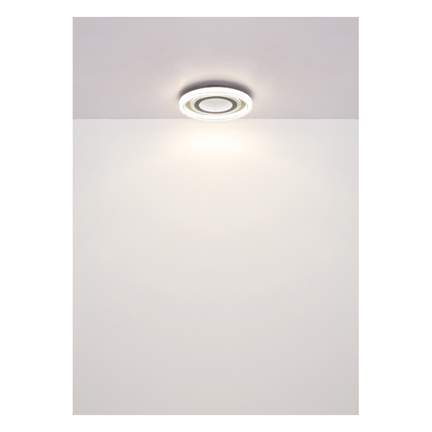 Globo - LED regulējams griestu gaismeklis LED/48W/230V 2700-6000K diam. 48 cm antracīts + tālvadības pults