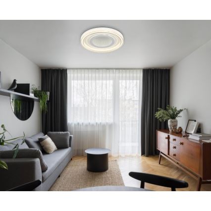 Globo - LED regulējams griestu gaismeklis LED/48W/230V 2700-6000K diametrs 48 cm balts + tālvadības pults