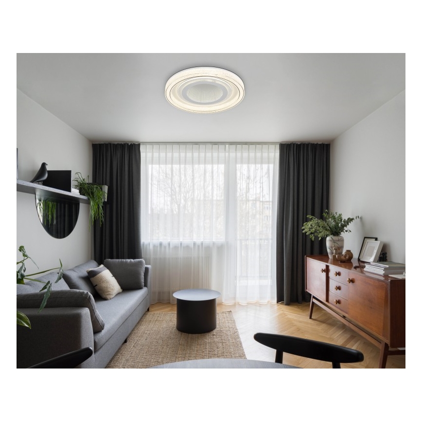 Globo - LED regulējams griestu gaismeklis LED/48W/230V 2700-6000K diametrs 48 cm balts + tālvadības pults