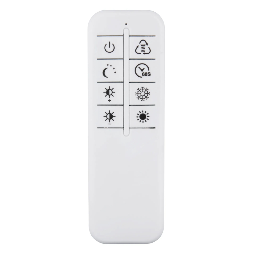 Globo - Dimbara LED griestu lampa LED/60W/230V 2700-6000K diam. 59 cm balta/krēmkrāsaina + ar tālvadības pulti