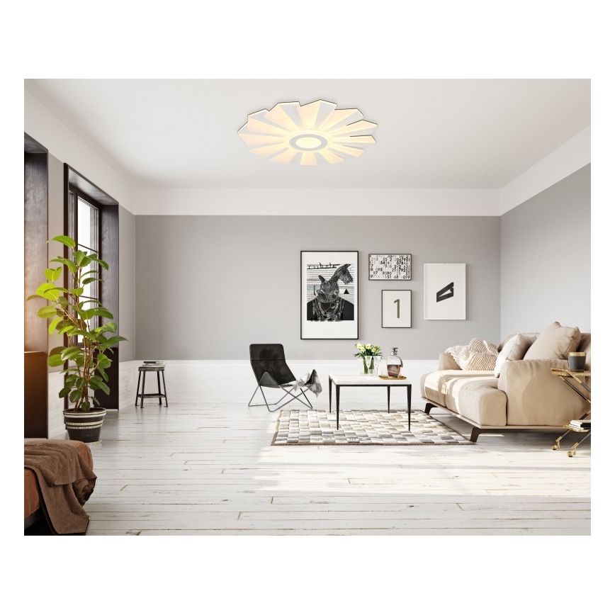 Globo - LED regulējams griestu gaismeklis LED/58W/230V 2700-6000K diam. 50 cm balts + tālvadības pults