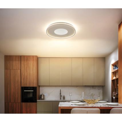 Globo - Dimmējams LED griestu gaismeklis LED/40W/230V 2700–6500K Ø 50,5 cm + tālvadības pults