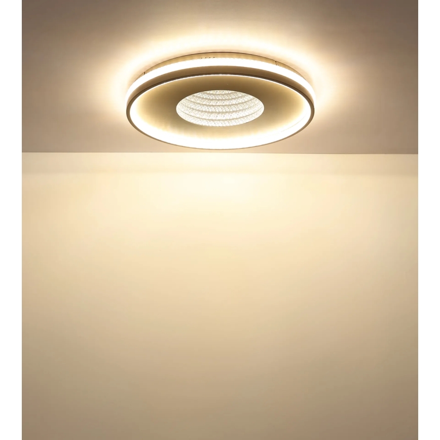 Globo - Dimmējams LED griestu gaismeklis LED/40W/230V 2700–6500K Ø 50,5 cm + tālvadības pults