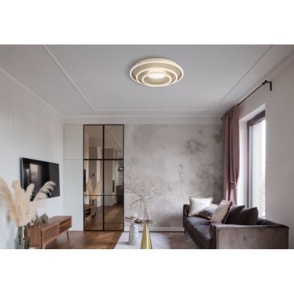 Globo - LED griestu lampa LED/40W/230V 3000/4000/6000K Ø 51 cm bēša