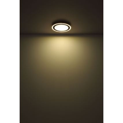 Globo - LED Griestu lampa LED/24W/230V 4000K d. 34 cm melna