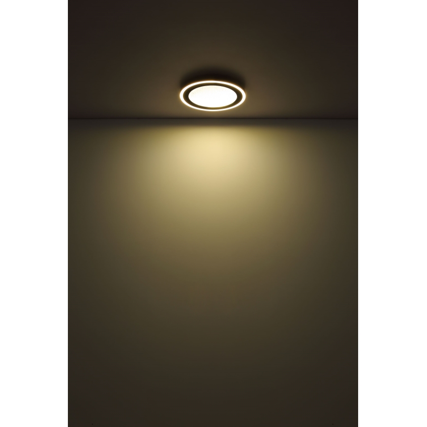 Globo - LED Griestu lampa LED/24W/230V 4000K d. 34 cm melna