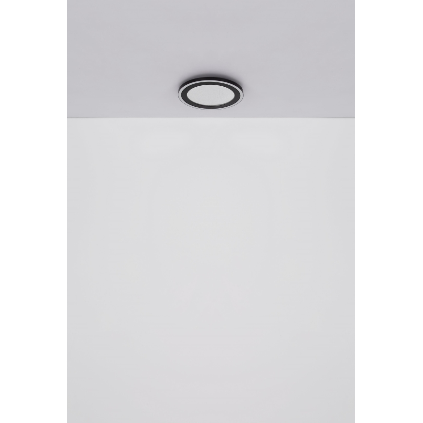 Globo - LED Griestu lampa LED/24W/230V 4000K d. 34 cm melna