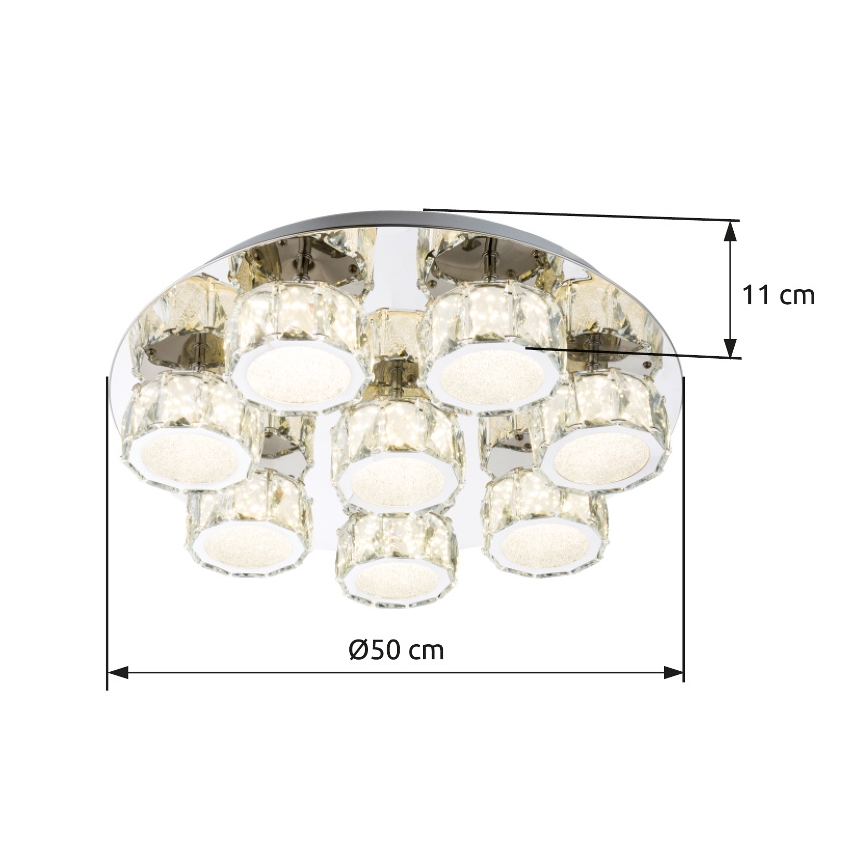 Globo - LED Aptumšojama griestu lampa LED/64W/230V 4000K d. 50 cm