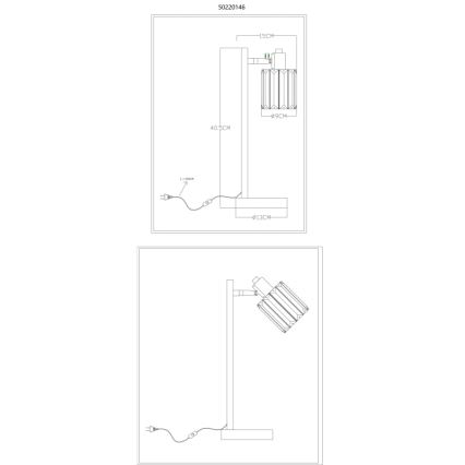Globo - Galda lampa 1xE14/40W/230V