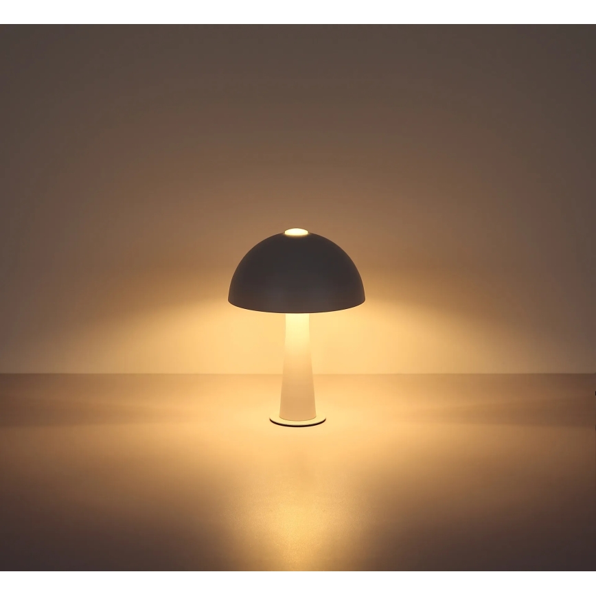 Globo - Balta galda lampa 1xE14/25W/230V