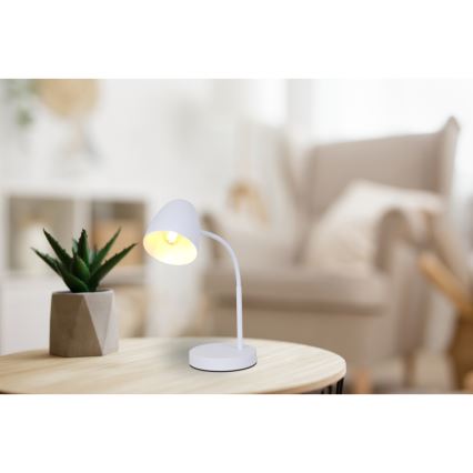 Globo - Galda lampa 1xE14/25W/230V balta