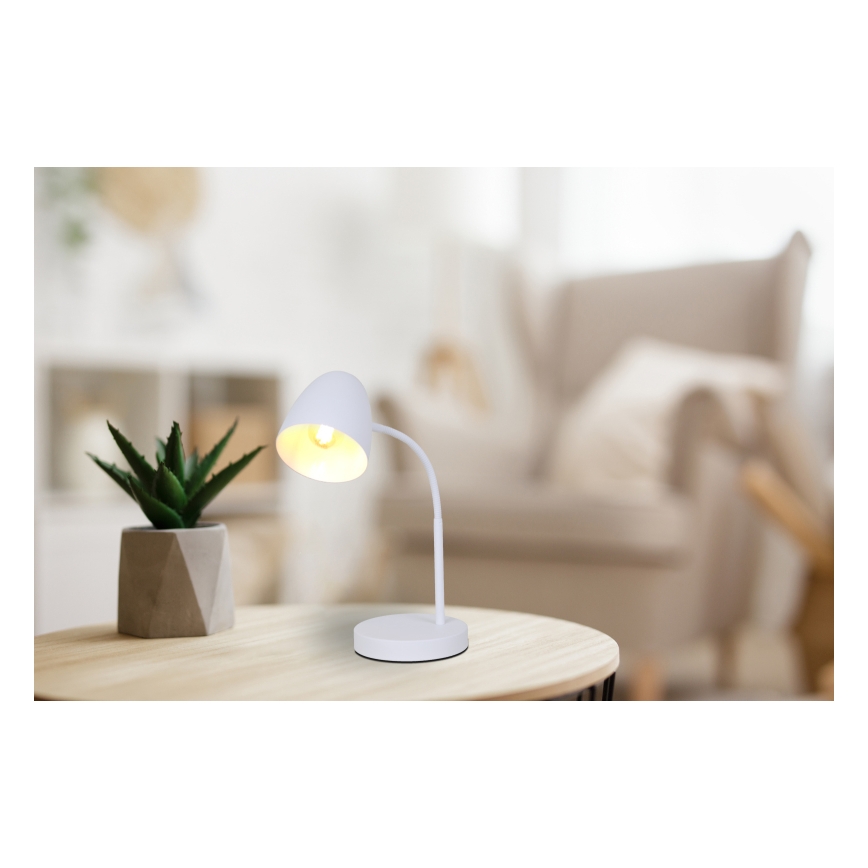 Globo - Galda lampa 1xE14/25W/230V balta