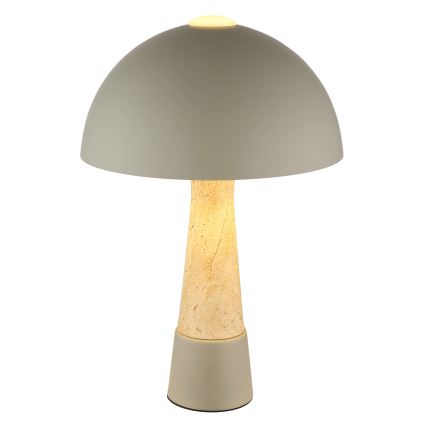 Globo - Galda lampa 1xE27ILLU/40W/230V pelēka