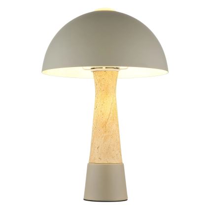 Globo - Galda lampa 1xE27ILLU/40W/230V pelēka