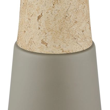 Globo - Galda lampa 1xE27ILLU/40W/230V pelēka