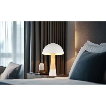Globo - galda lampa 1xE27ILLU/40W/230V krēmkrāsaina