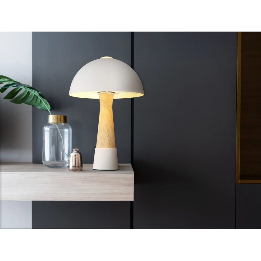 Globo - galda lampa 1xE27ILLU/40W/230V krēmkrāsaina
