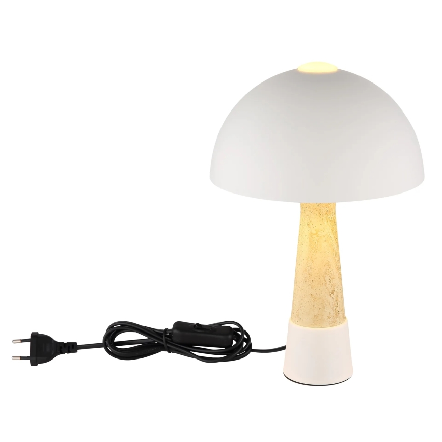 Globo - galda lampa 1xE27ILLU/40W/230V krēmkrāsaina