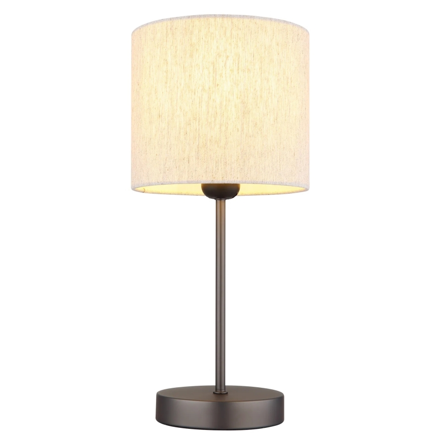 Globo - Galda lampa 1xE27/25W/230V melna/bēša