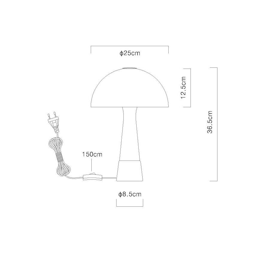 Globo - Galda lampa 1xE27ILLU/40W/230V zaļa