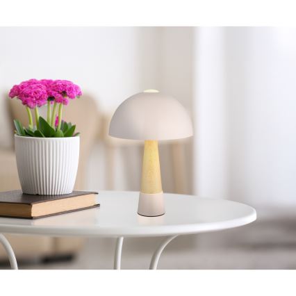 Globo - Galda lampa 1xE27ILLU/40W/230V bēša