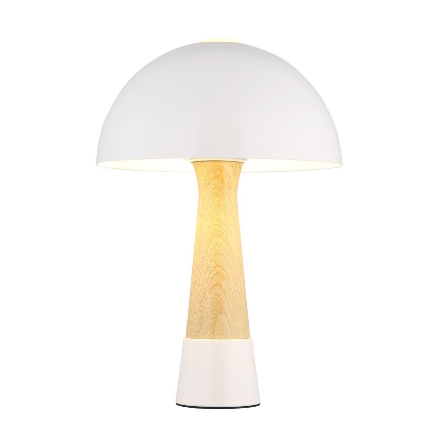 Globo - Galda lampa 1xE27ILLU/40W/230V balta