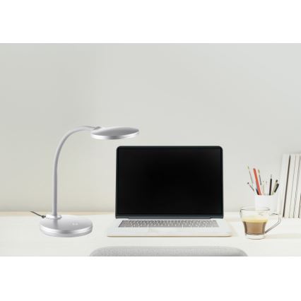 Globo - LED Aptumšojama pielāgojama skārienvadāma galda lampa LED/4,6W/230V sudraba