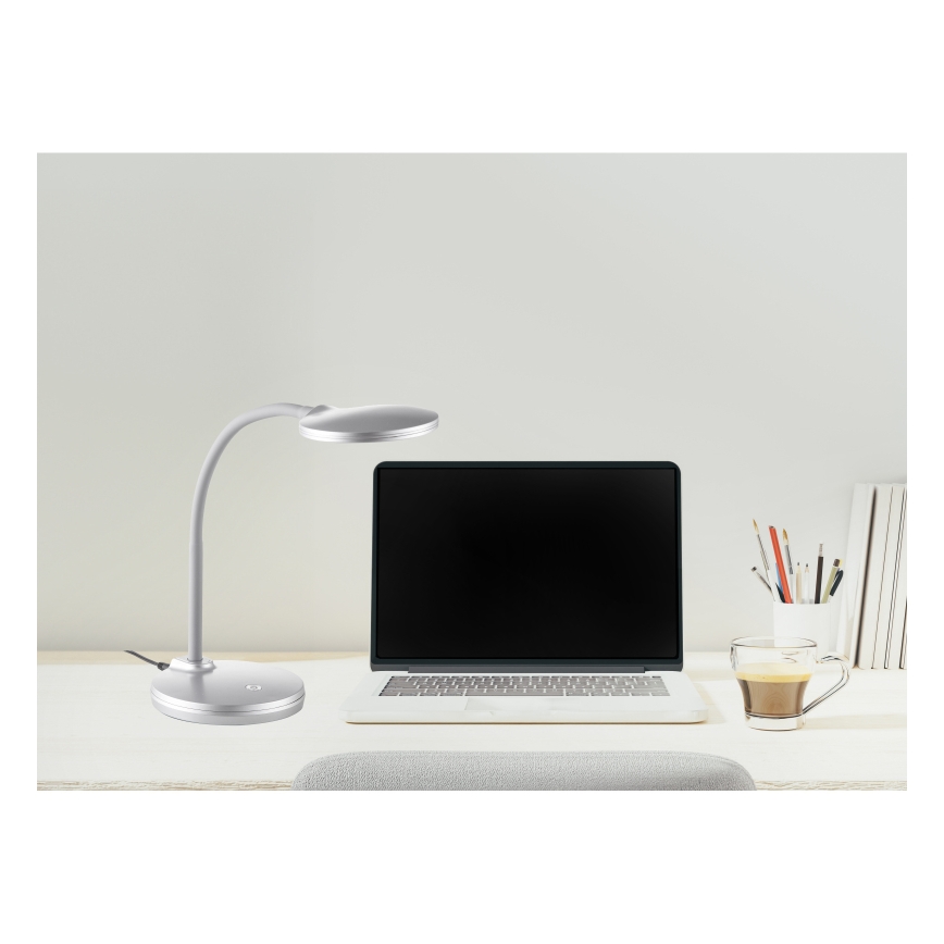 Globo - LED Aptumšojama skārienvadāma galda lampa LED/4W/230V sudraba