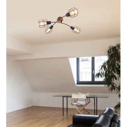 Globo - virsmas stiprināma griestu lustra 4xE27/40W/230V