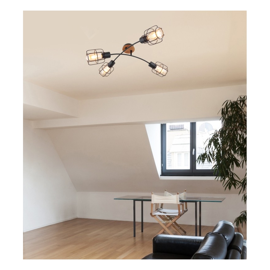 Globo - virsmas stiprināma griestu lustra 4xE27/40W/230V