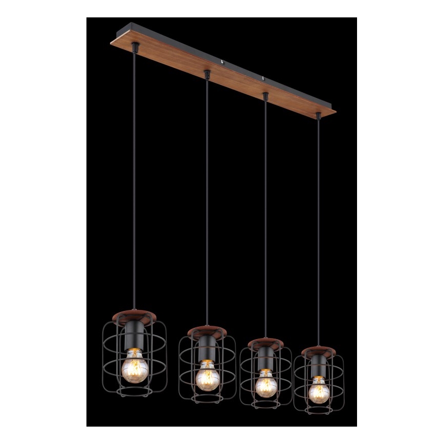 Globo - Piekaramā lustra uz troses 4xE27/40W/230V