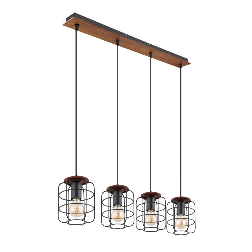 Globo - Piekaramā lustra uz troses 4xE27/40W/230V