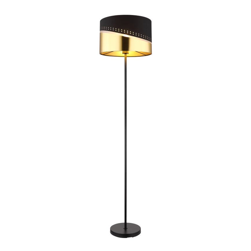 Globo - Grīdas stāvlampa 1xE27/60W/230V d. 35 cm melna/zelta