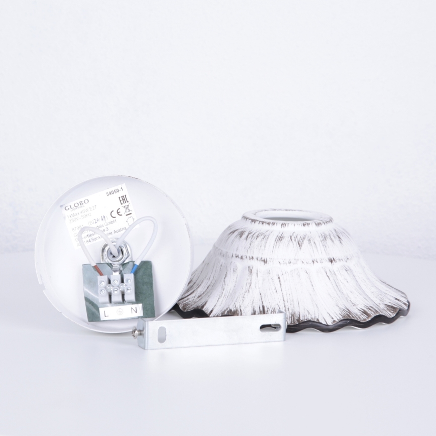 Globo - Sienas starmetis 1xE27/40W/230V