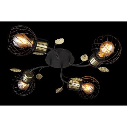 Globo - Pieliekama lustra 4xE27/40W/230V