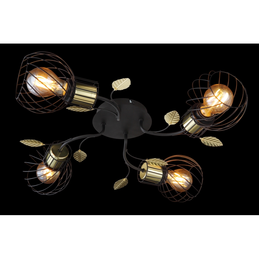 Globo - Pieliekama lustra 4xE27/40W/230V