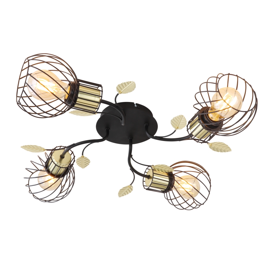 Globo - Pieliekama lustra 4xE27/40W/230V