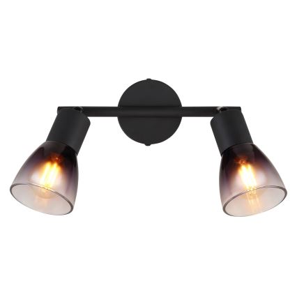 Globo - Starmetis 2xE14/25W/230V melna
