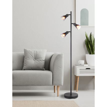 Globo - Grīdas stāvlampa 3xE14/25W/230V melna