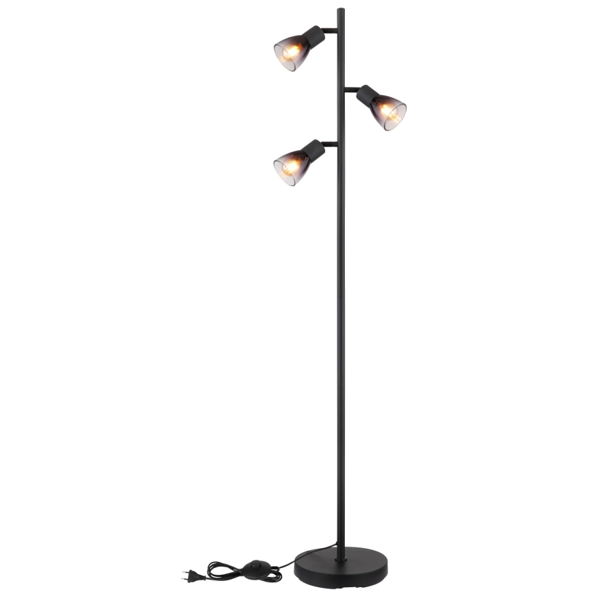 Globo - Grīdas stāvlampa 3xE14/25W/230V melna