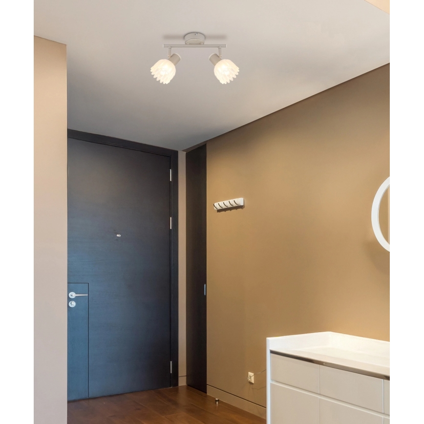 Globo - Virzāmais gaismeklis 2xE14/40W/230V