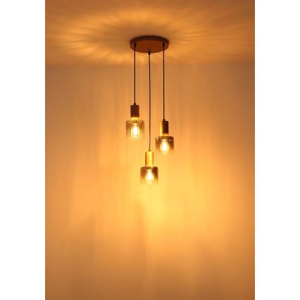 Globo - piekaramā lustra uz kabeļa, 3xE27/40W/230V