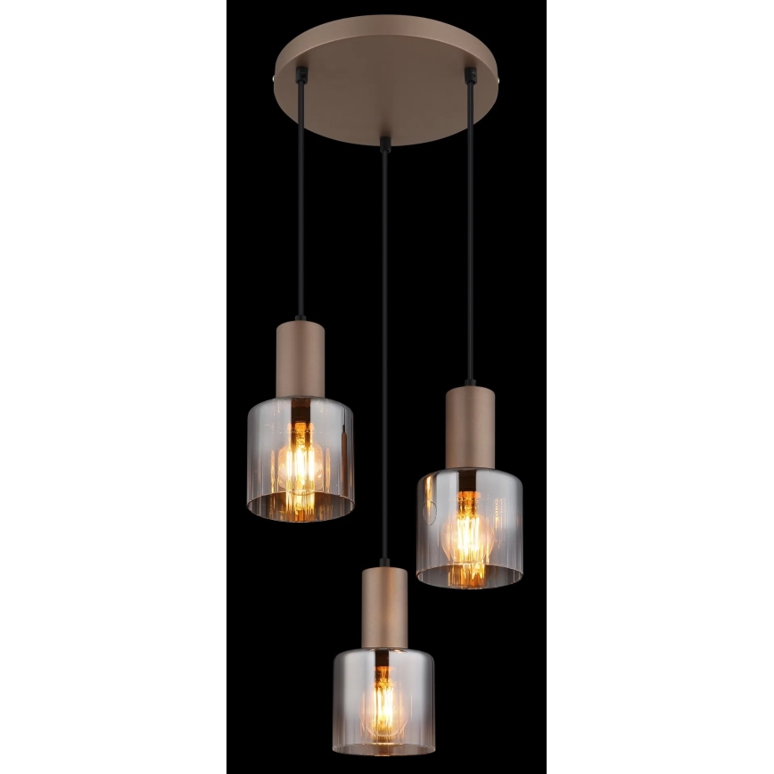 Globo - piekaramā lustra uz kabeļa, 3xE27/40W/230V