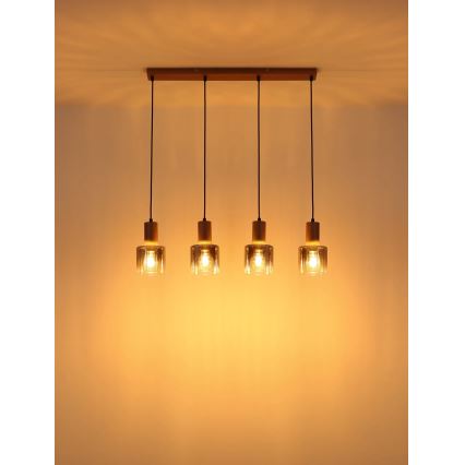 Globo - Lustra uz troses 4xE27/40W/230V