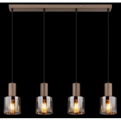 Globo - Lustra uz troses 4xE27/40W/230V