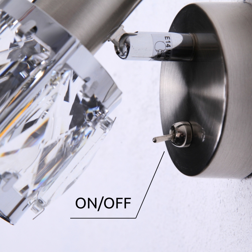 Globo - Sienas lampa 1xE14/40W/230V