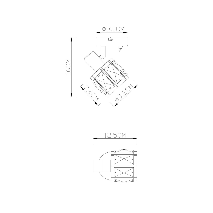 Globo - Sienas lampa 1xE14/40W/230V