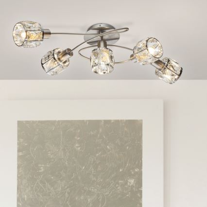 Globo - Virsapmetuma lustra 5xE14/40W/230V