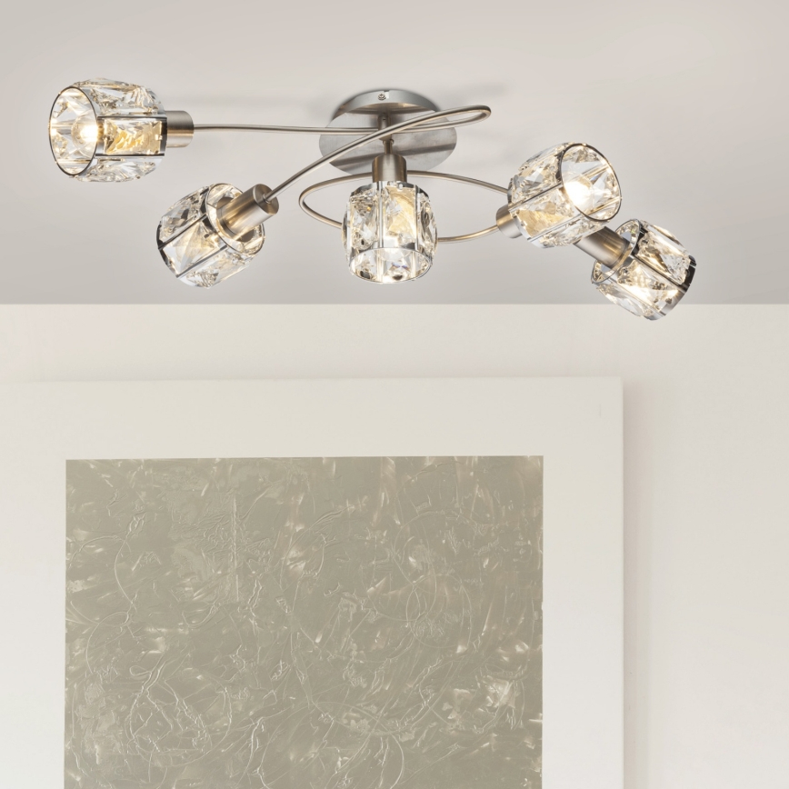 Globo - Virsapmetuma lustra 5xE14/40W/230V